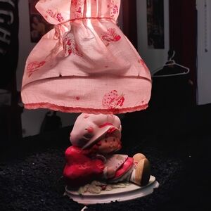 Strawberry Shortcake Kids Lamp 1981 Vintage